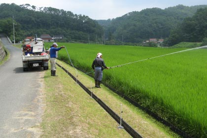 防除作業